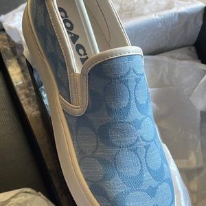 coach slip on shoes , brand new size 5.5